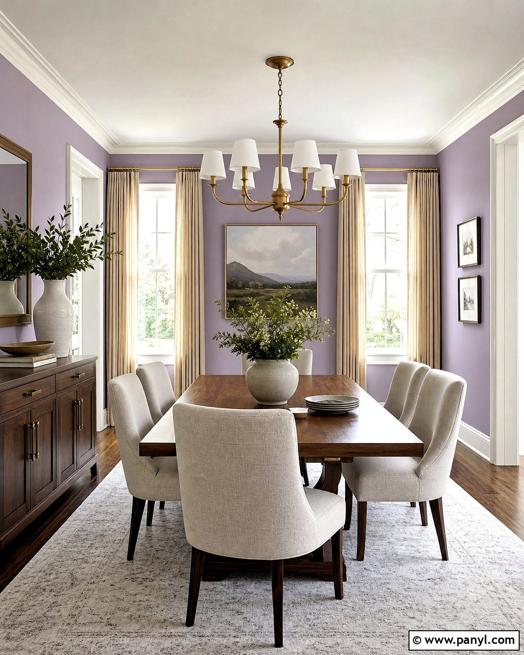 Lavender Dining Room - 20 lavender room ideas