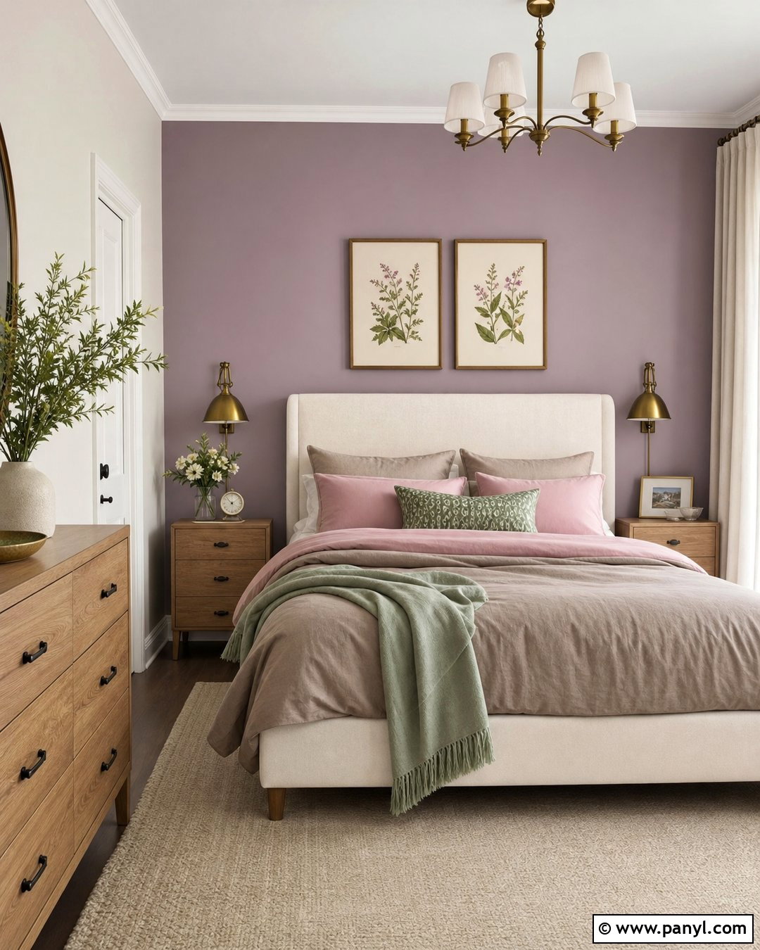 Lavender Feature Wall - 30 Feature Wall Colours