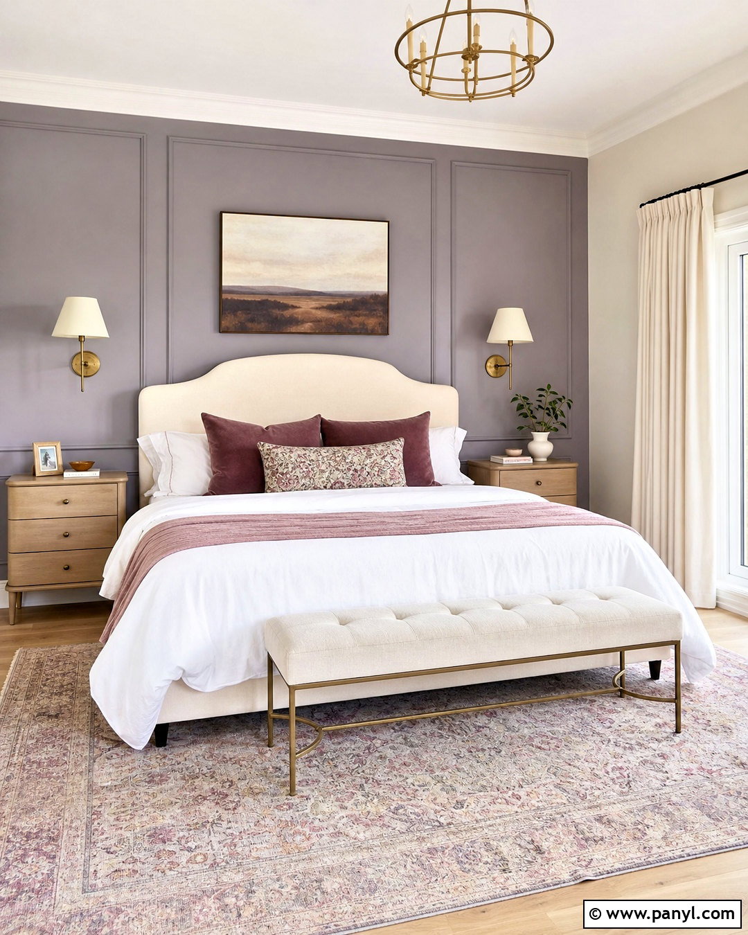 Lavender Gray Accent Wall - 20 grey accent wall colors