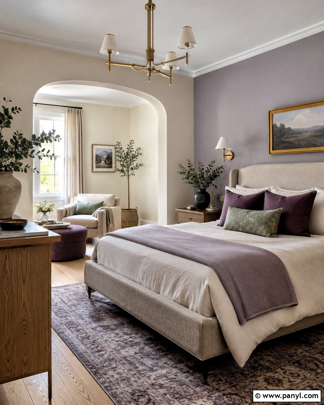 Lavender Gray And Ivory Paint Color Scheme - 20 paint color schemes for home ideas