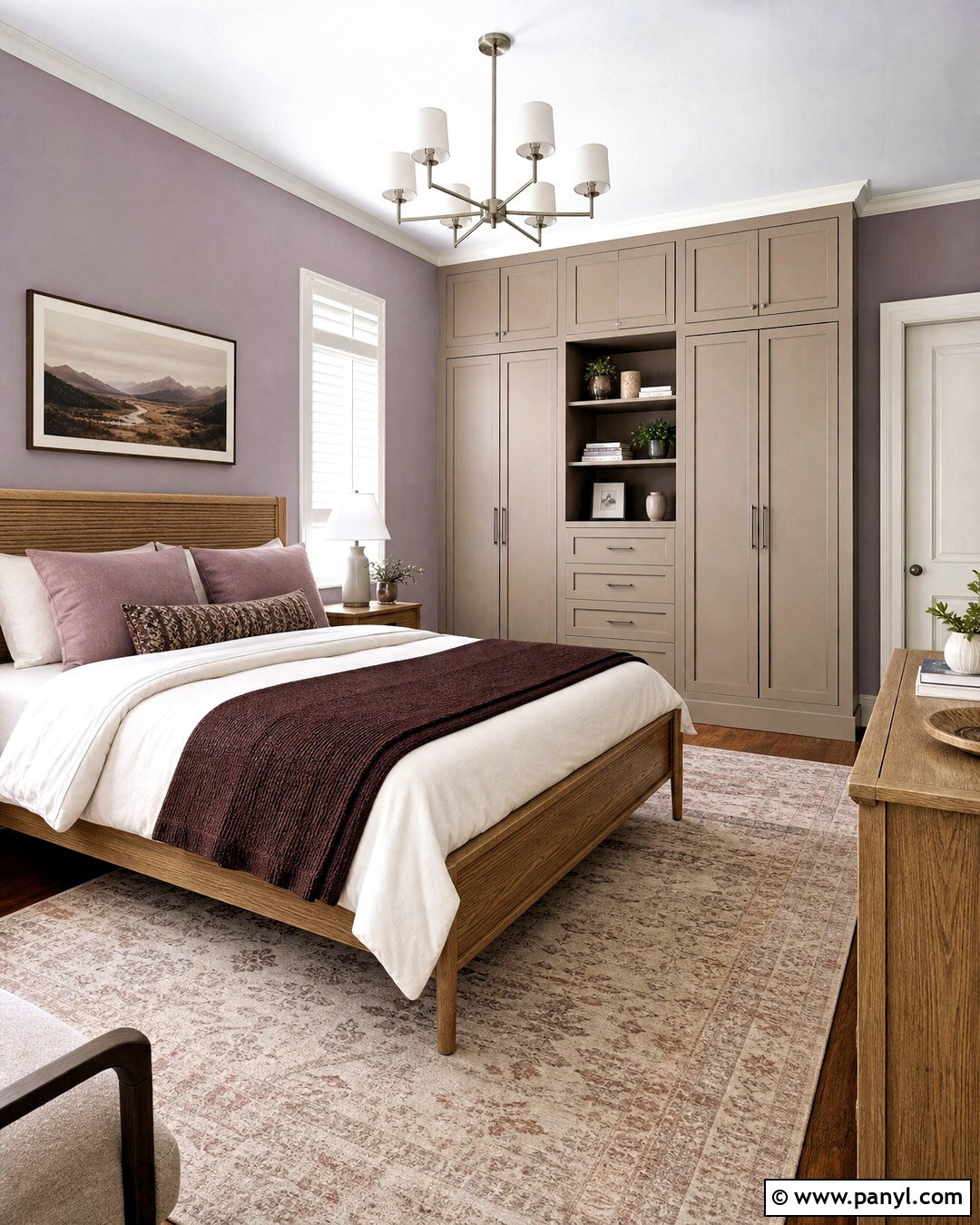 Lavender Gray And Warm Taupe Paint Color Palette - 20 interior paint color palette ideas