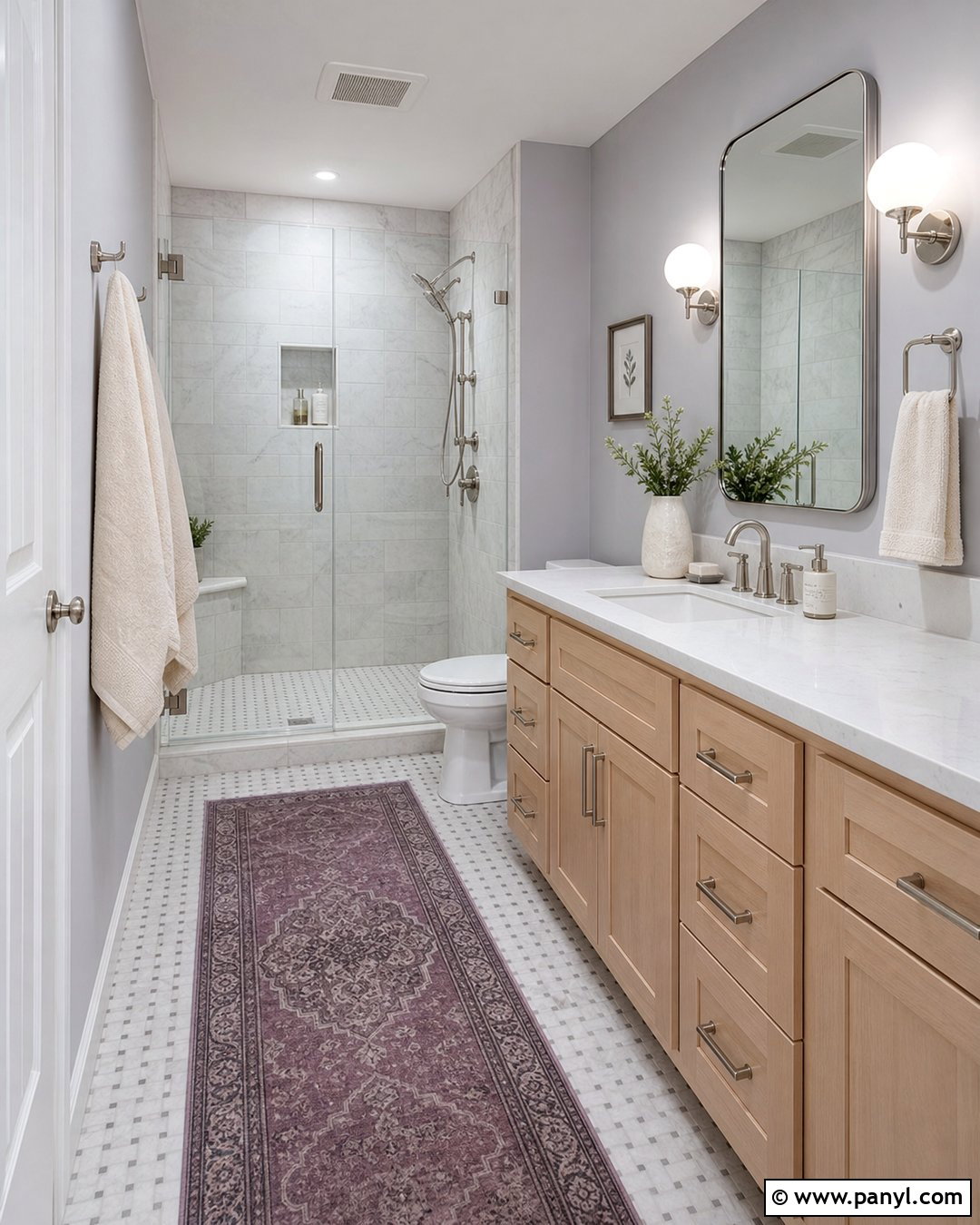 Lavender Gray Bathroom Walls - 20 Gray Bathroom Wall Color Ideas