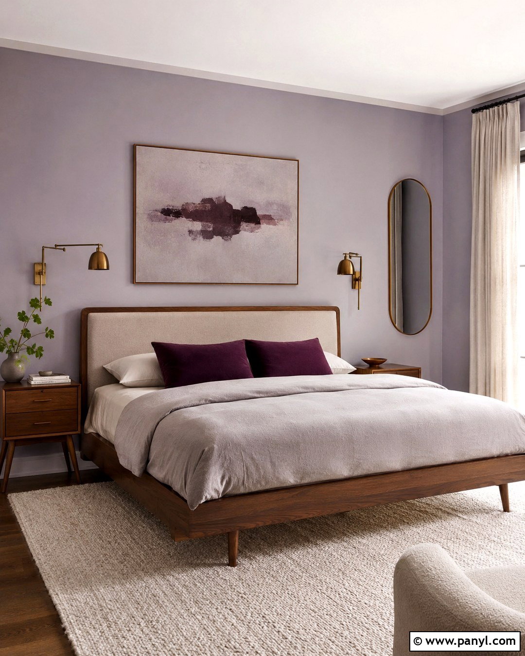 Lavender Gray Bedroom Walls - 20 Modern Wall Colors Bedroom Ideas