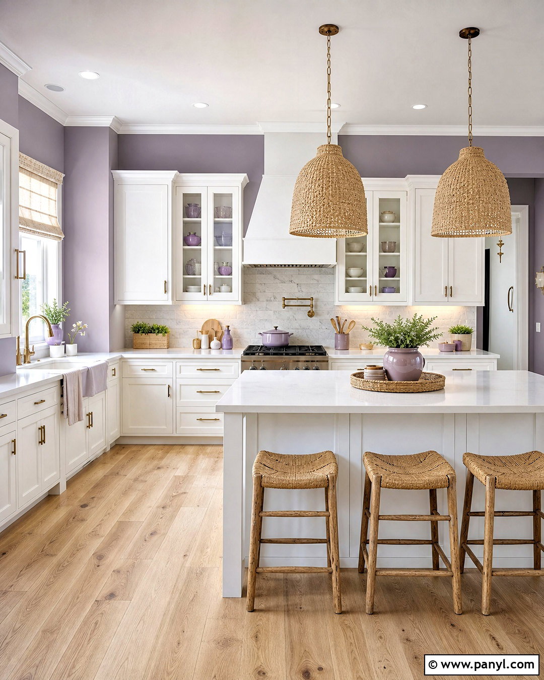 Lavender Gray Kitchen Paint - 20 kitchen paint colors with white cabinets