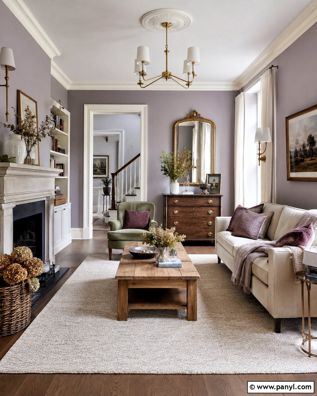 Lavender Gray Living Room Paint - 20 living paint color ideas