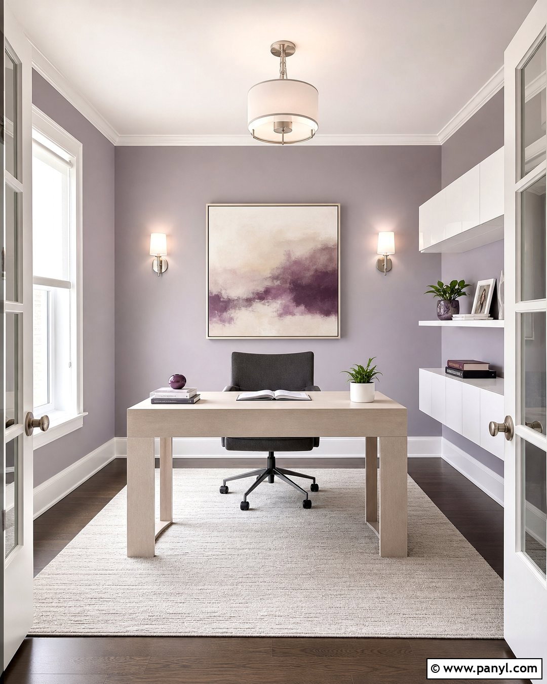 Lavender Gray Office Walls - 25 Office Wall Color Ideas Paint Ideas
