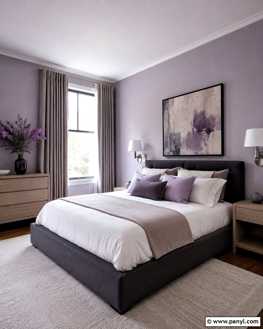 Lavender Gray Paint for Small Bedrooms - 20 paint colors for small bedrooms