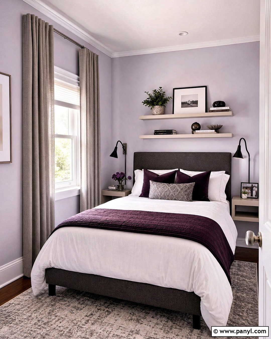 Lavender Gray Small Room Paint - 20 small room paint ideas