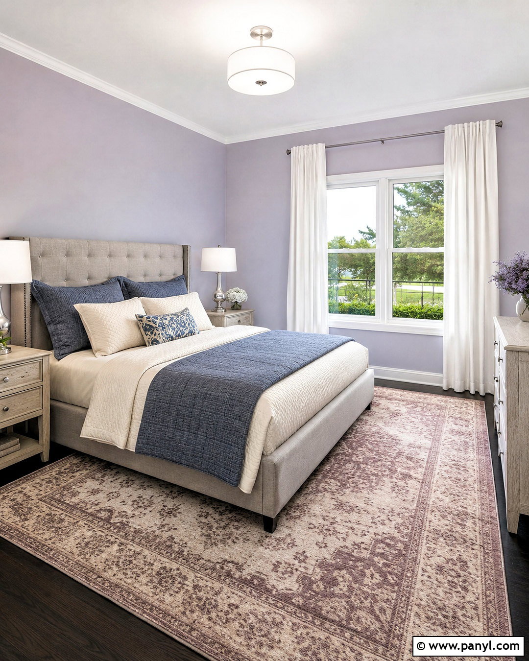 Lavender Gray Wall Color - 20 West Facing Wall Colors