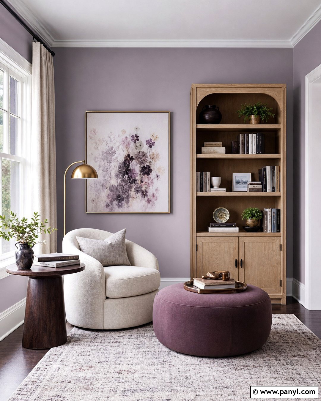 Lavender Gray Wall Paint - 30 Modern Wall Paint Ideas