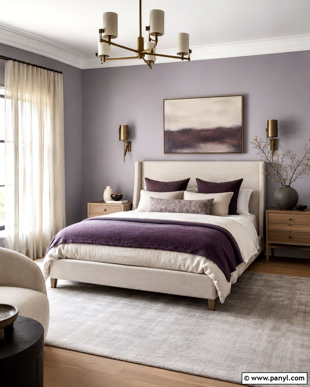 Lavender Gray Zen Walls - 20 Zen Wall Colors
