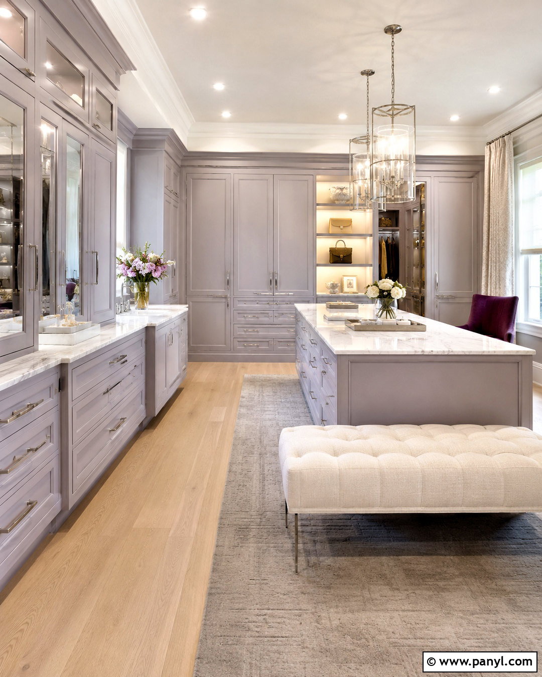 Lavender Gray and Ivory Color Palette - 20 luxe color palette ideas