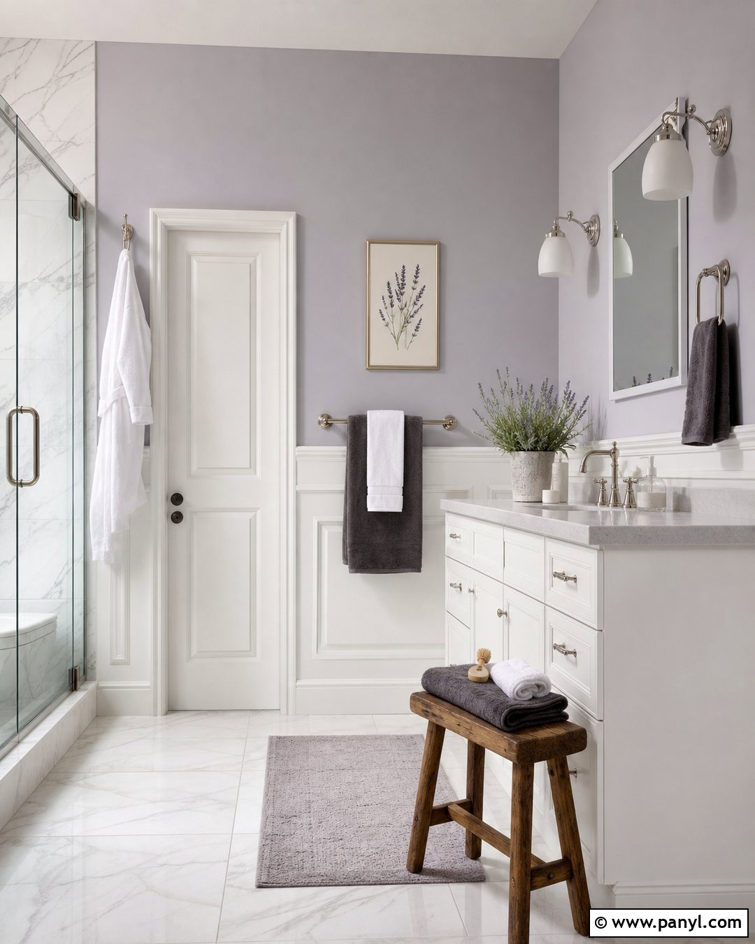 20 Lavender Grey Wall Paint Ideas for Dreamy, Elegant Rooms