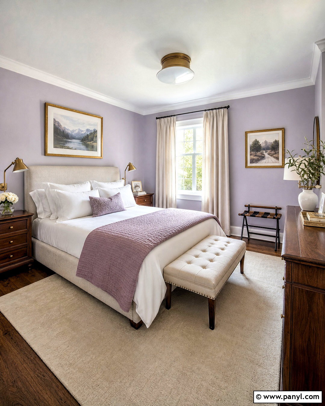 Lavender Guest Bedroom - 20 lavender room ideas