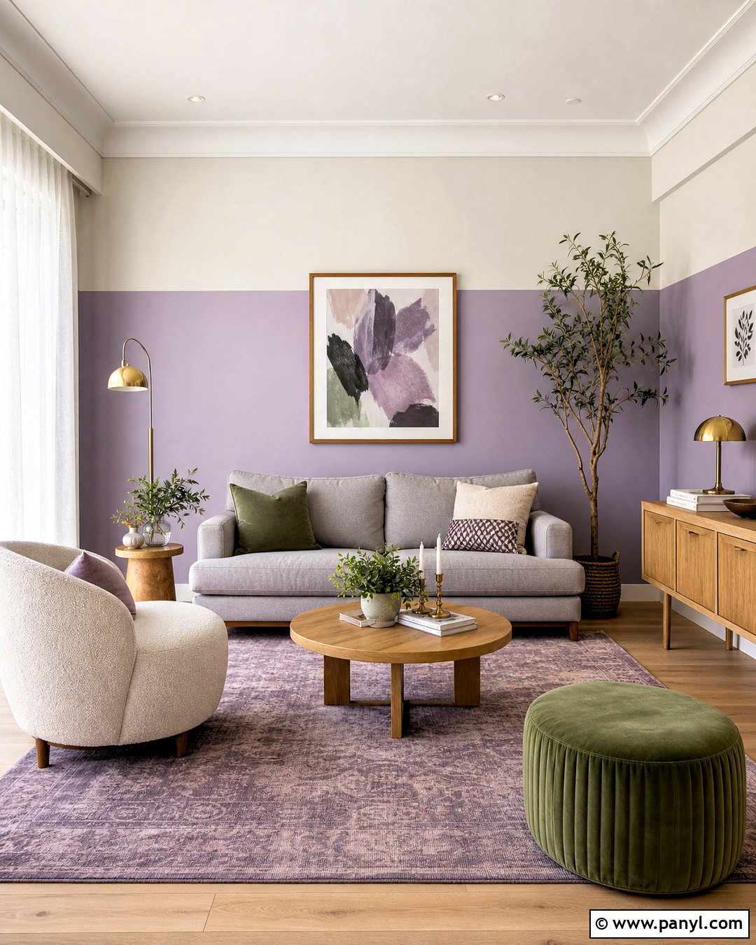20 Half Painted Wall Living Room Ideas for a Chic Update