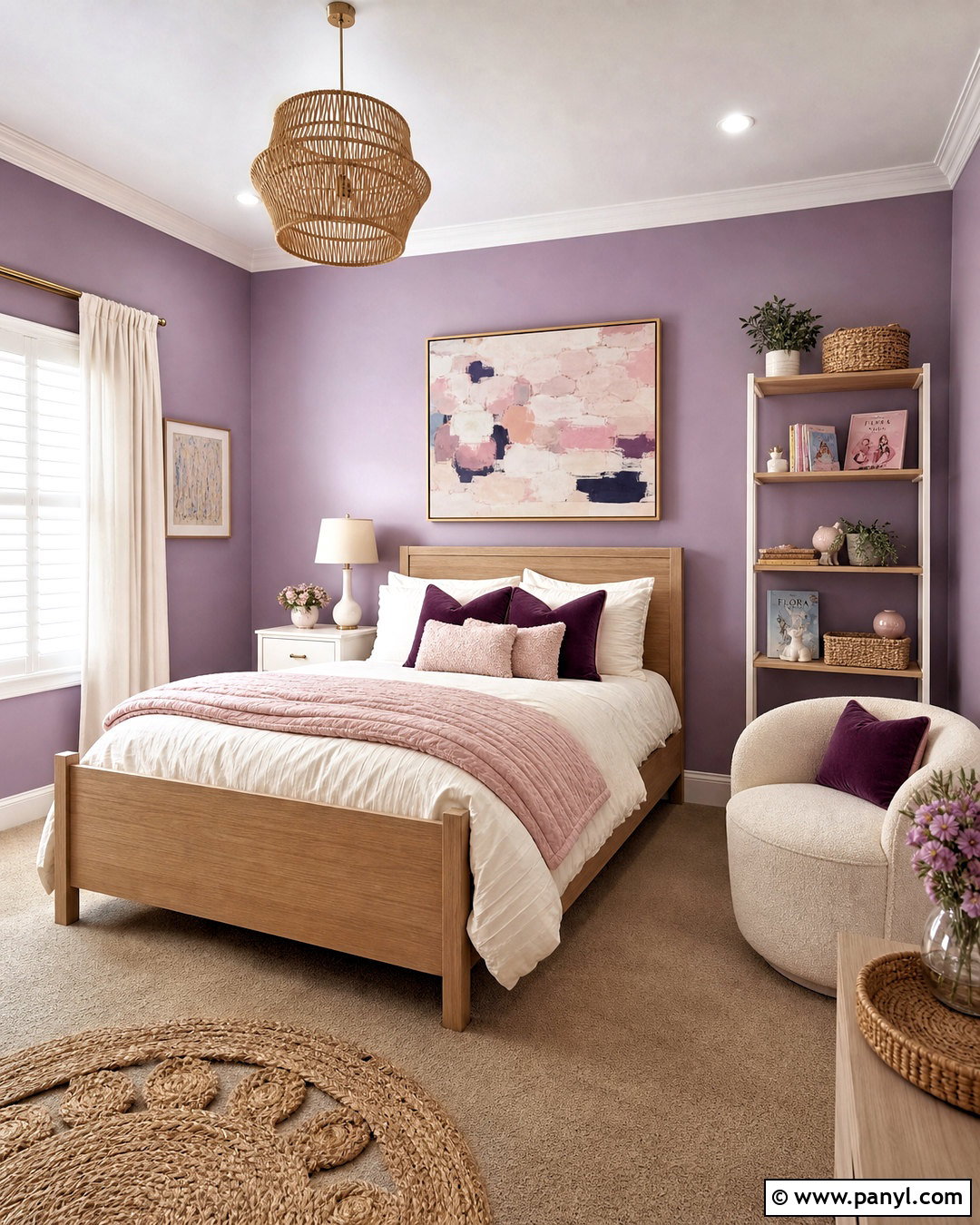 Lavender Kids Room - 20 kids room paint colors