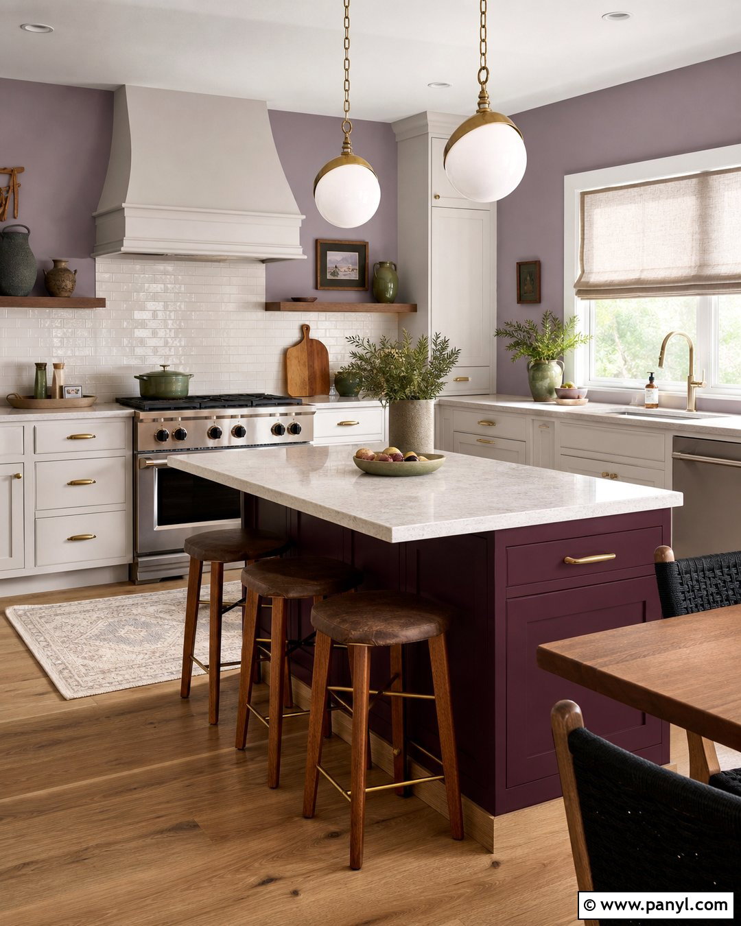Lavender Kitchen Walls - 35 Kitchen Color Ideas For Walls