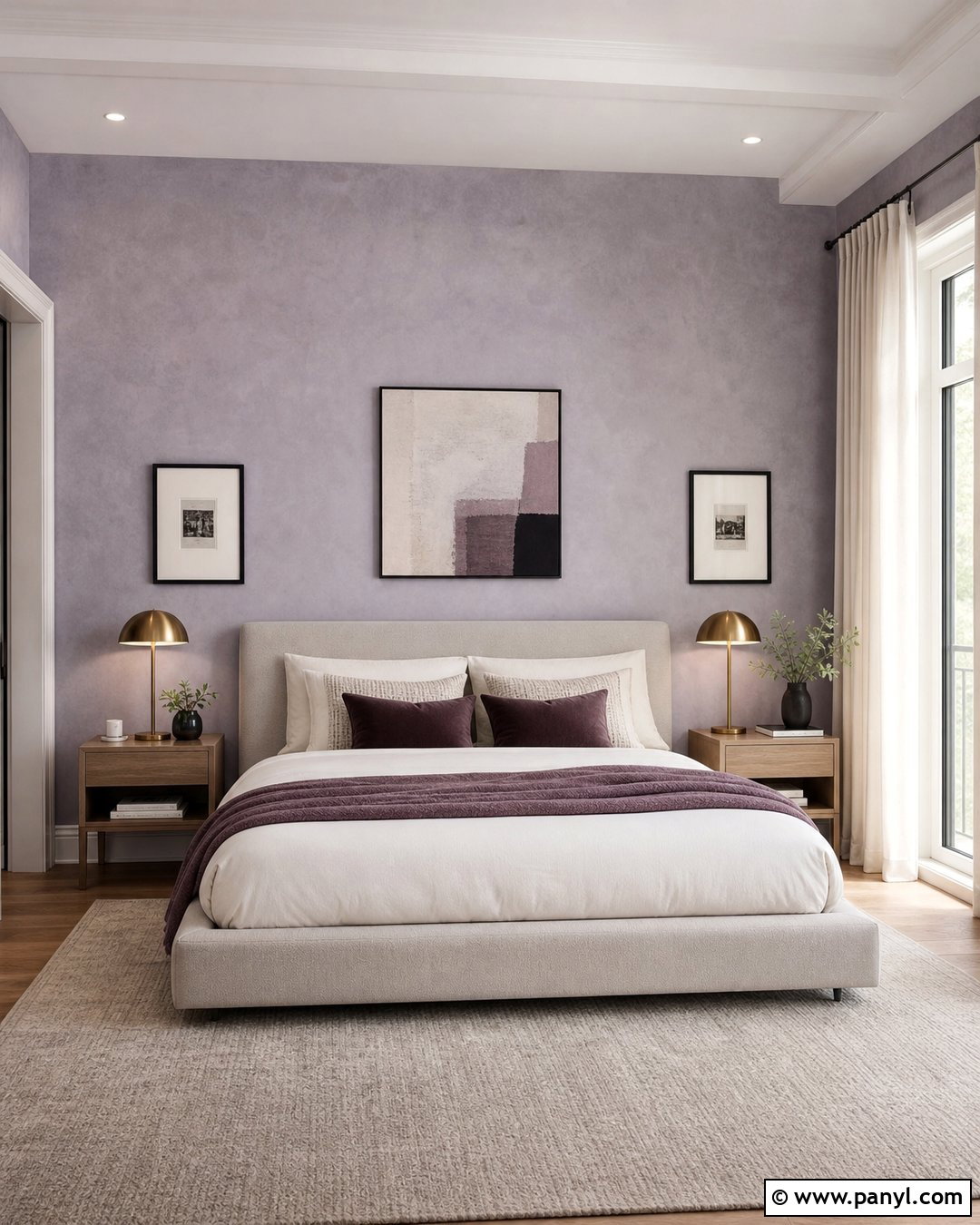Lavender Limewash And Warm Gray - 25 Limewash Color Combinations