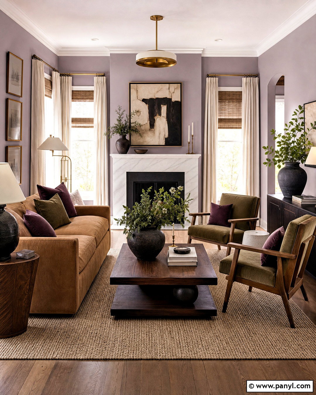 Lavender Living Room Paint - 20 home painting ideas living room ideas
