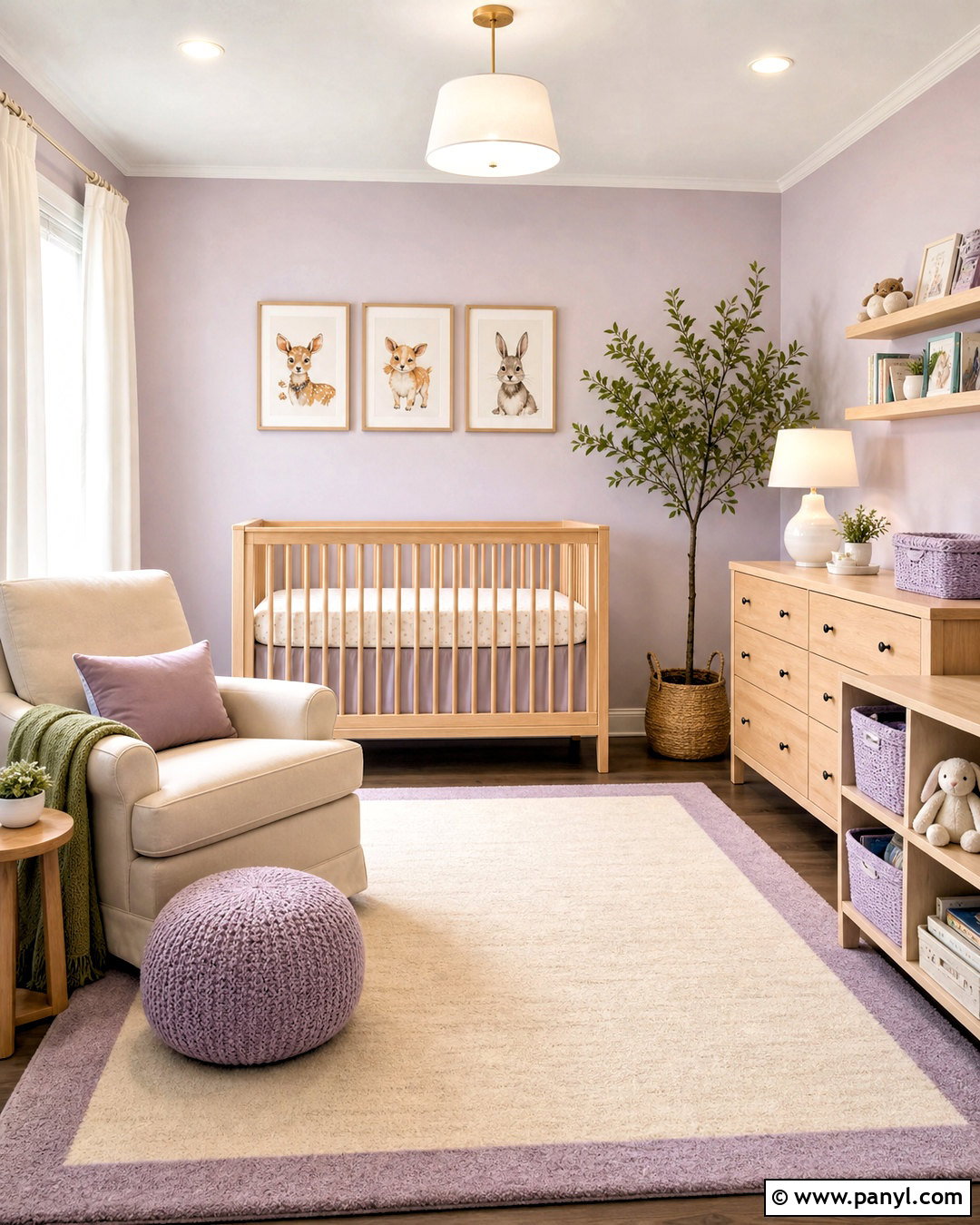 Lavender Nursery - 20 lavender room ideas