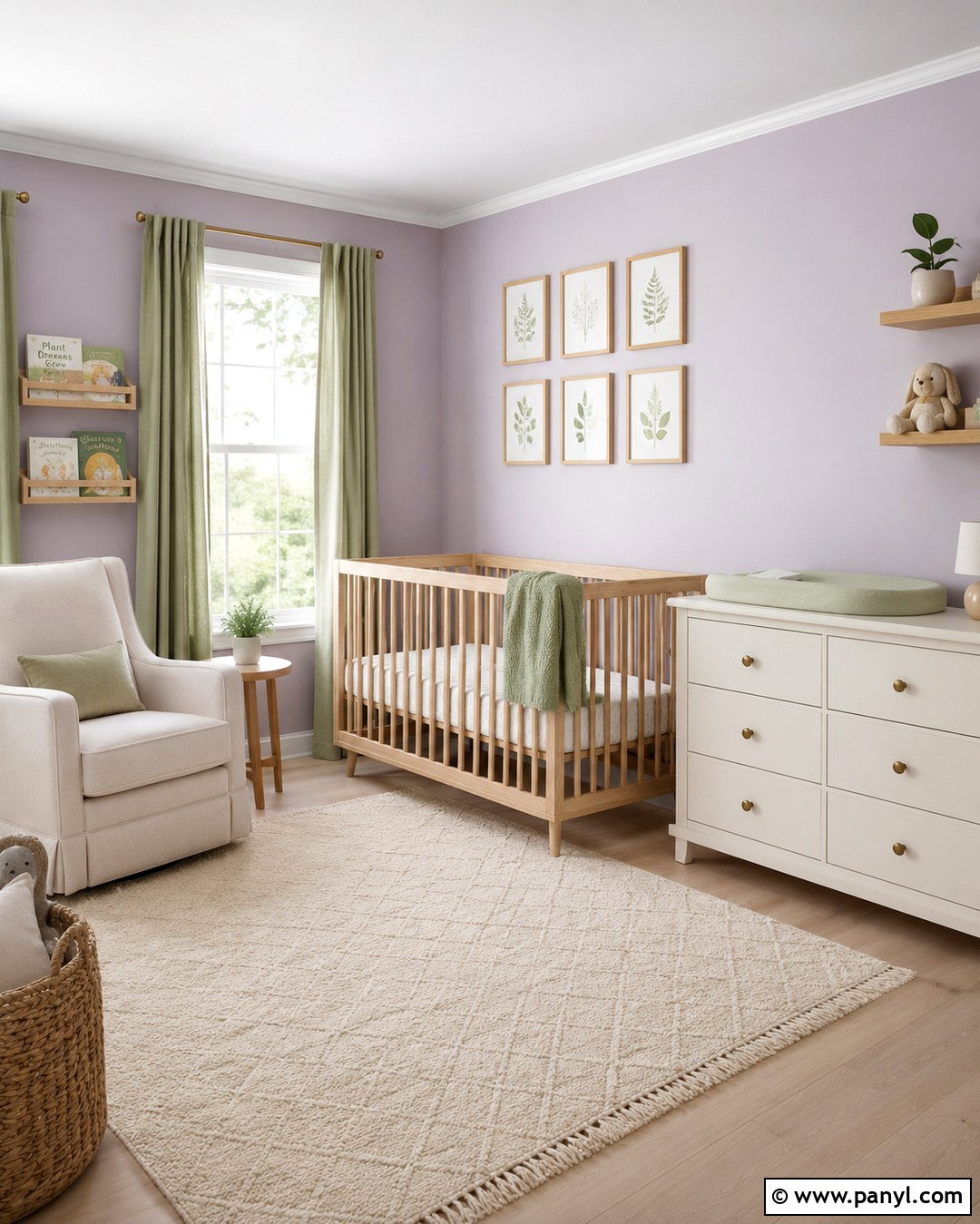 Lavender Nursery Walls - 20 Baby Nursery Wall Colors