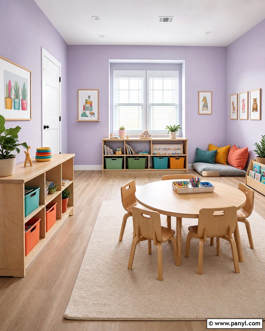 Lavender Playroom Walls - 35 Lavender Wall Paint Ideas