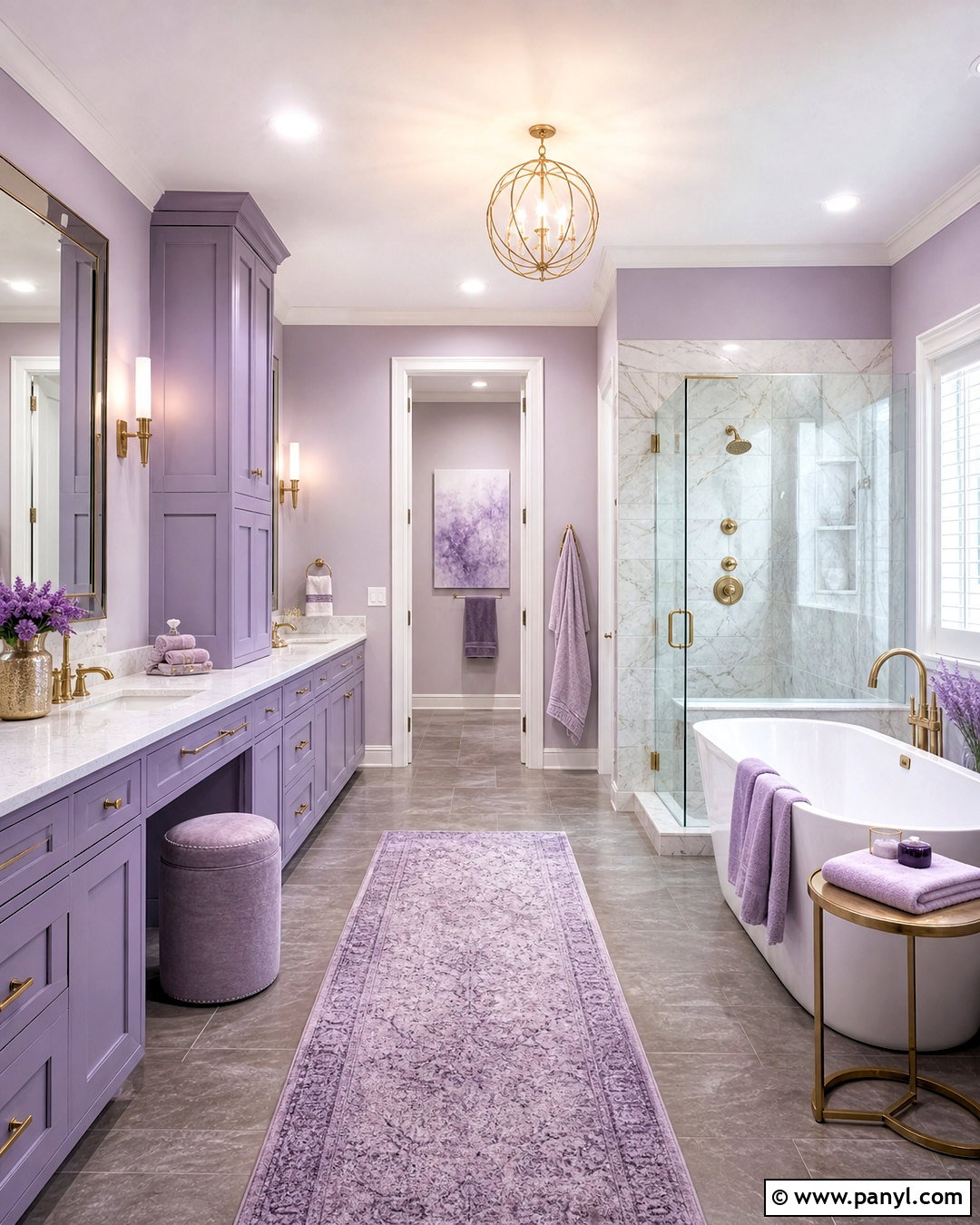 Lavender Primary Bathroom - 20 lavender bathroom ideas