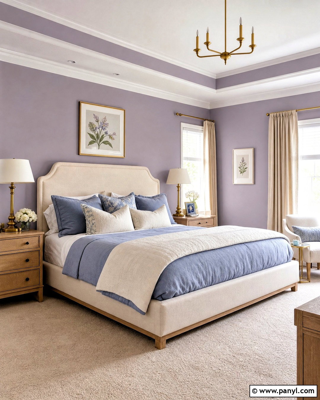 Lavender Purple Bedroom - 20 purple room paint ideas