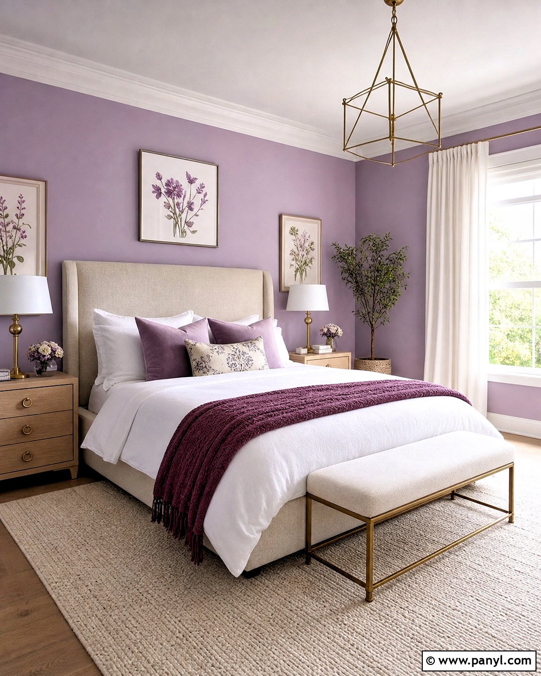 Lavender Purple Bedroom - 20 purple room inspo ideas