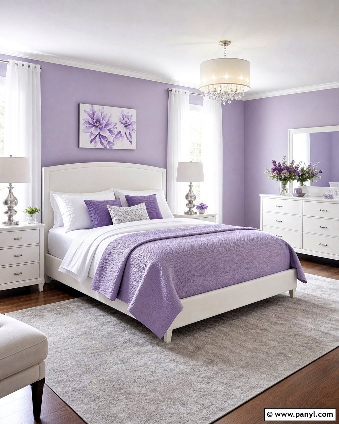 Lavender Room With White Furniture - 20 lavender aesthetic room ideas