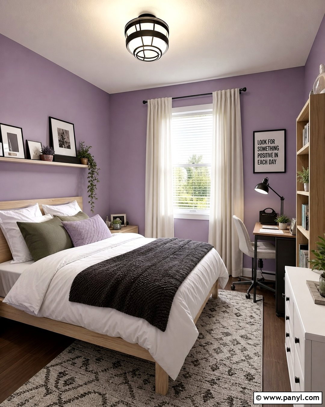 Lavender Teen Bedroom Walls - 35 Lavender Wall Paint Ideas