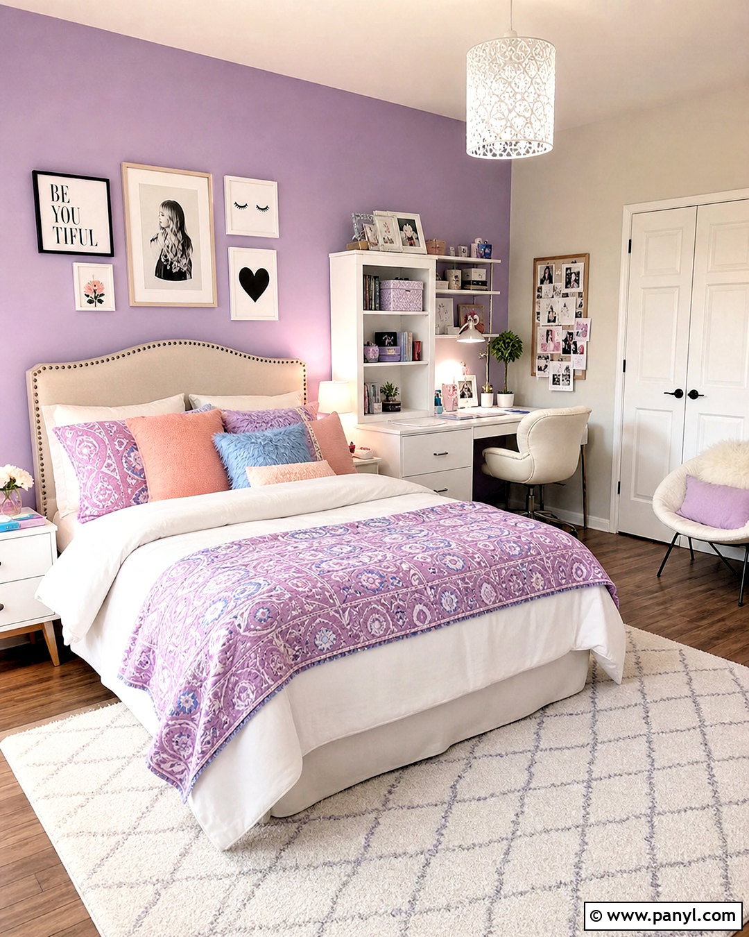 Lavender Teen Room - 20 lavender aesthetic room ideas