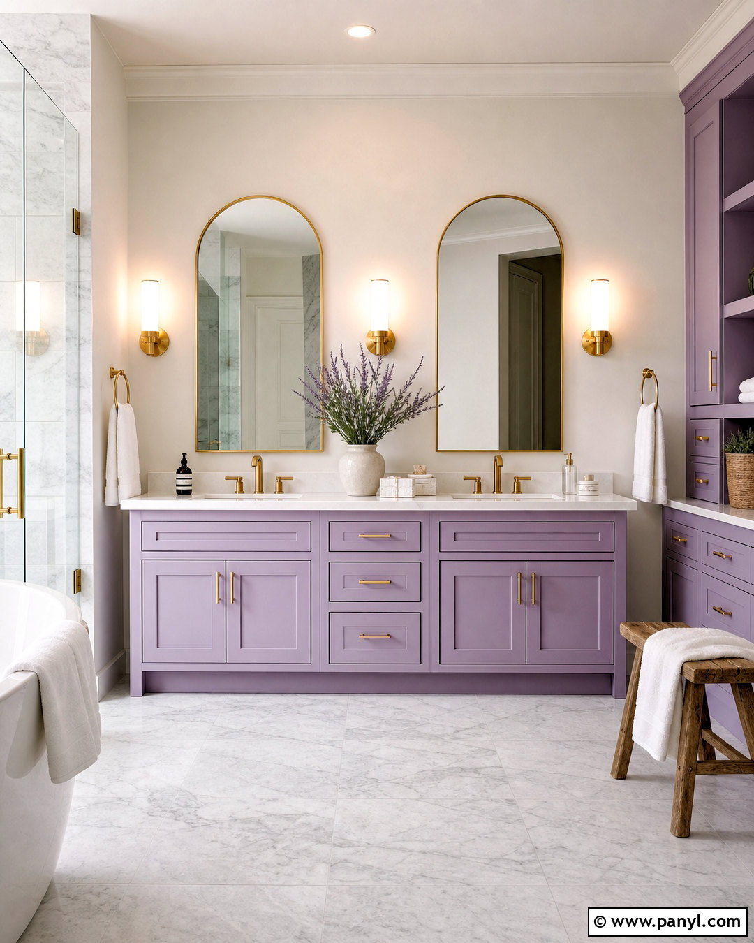 Lavender Vanity Bathroom - 20 lavender bathroom decor ideas