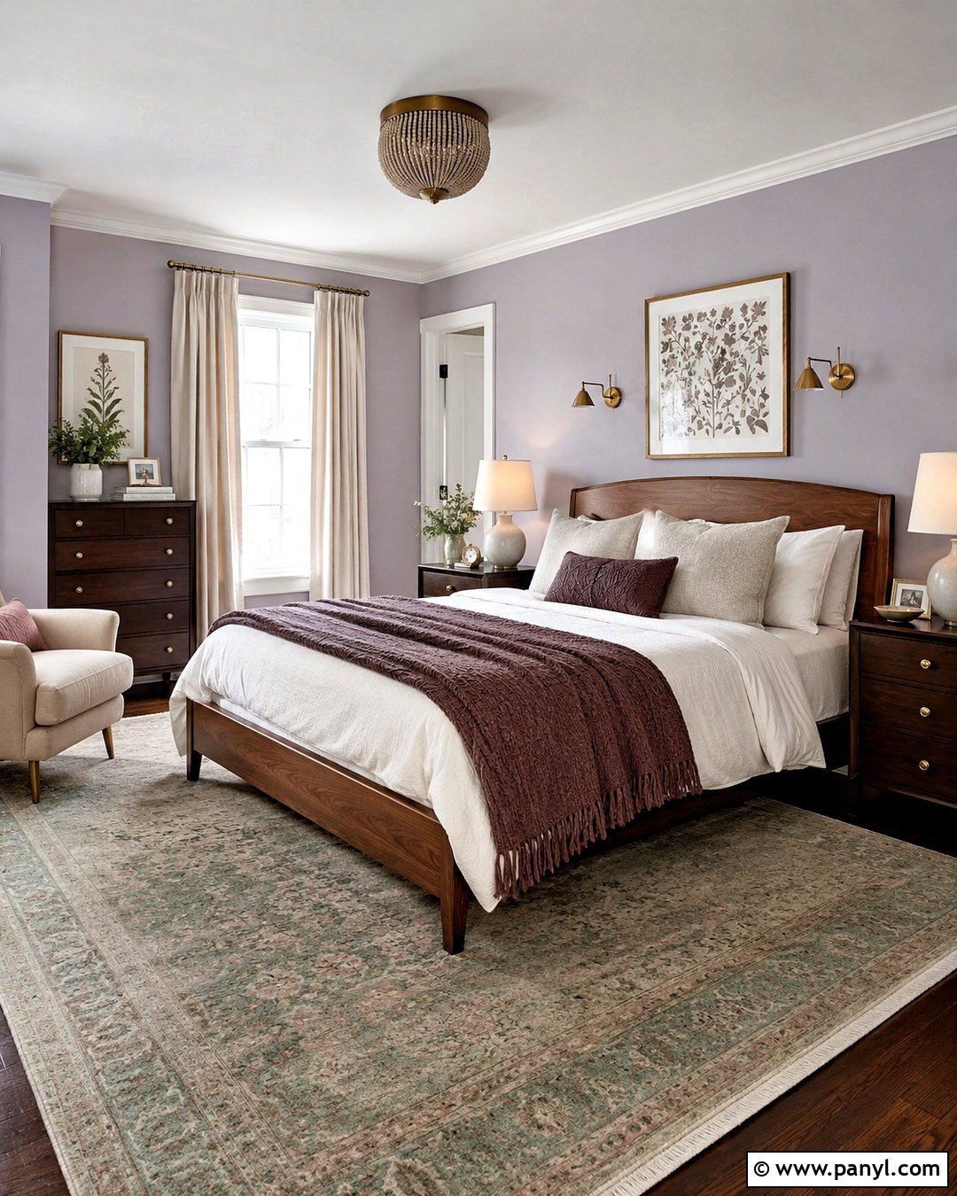 Lavender Wall Color - 40 Aesthetic Wall Colour Ideas
