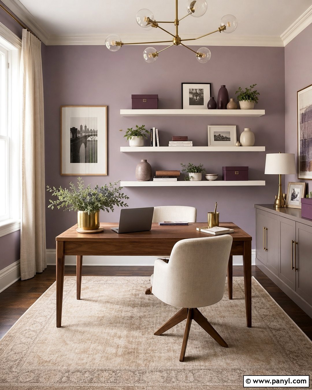Lavender Wall Color - 30 cute wall colors