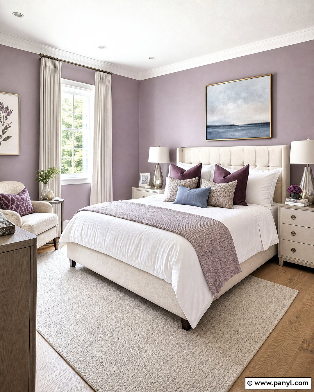 Lavender Wall Paint - 20 wall painting colour ideas