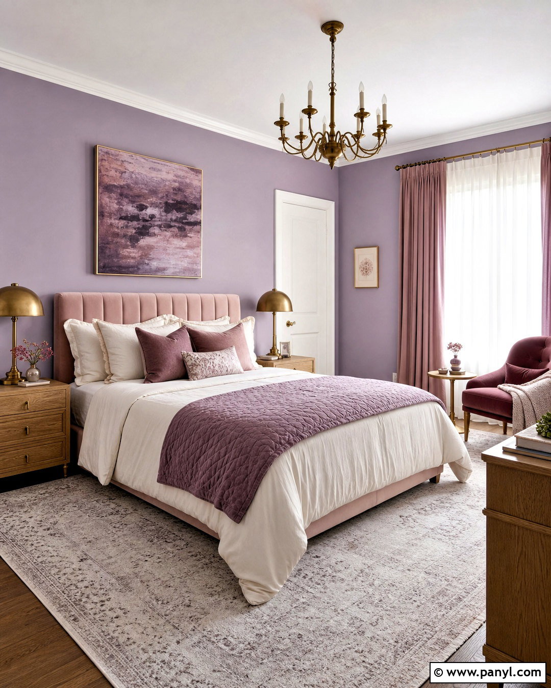 Lavender Walls With Blush Pink - 20 lavender bedroom walls