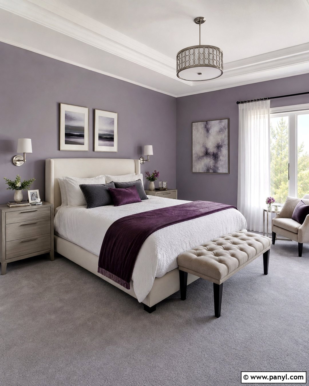 Lavender Walls With Grey Carpet - 20 Best Wall Color For Grey Carpet Ideas