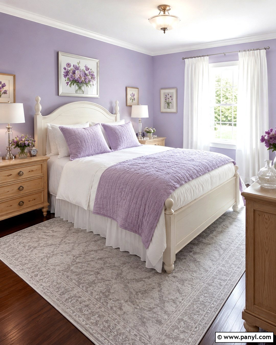 Lavender Walls - 20 Romantic Wall Colors