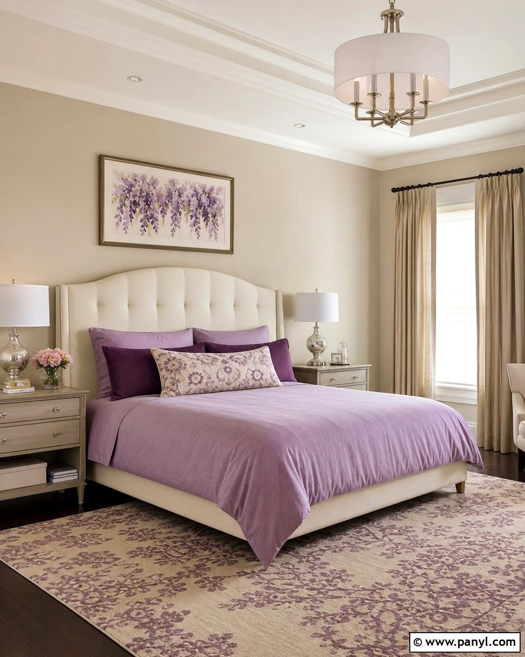 Lavender With Beige Walls - 20 Colours That Go With Beige Walls