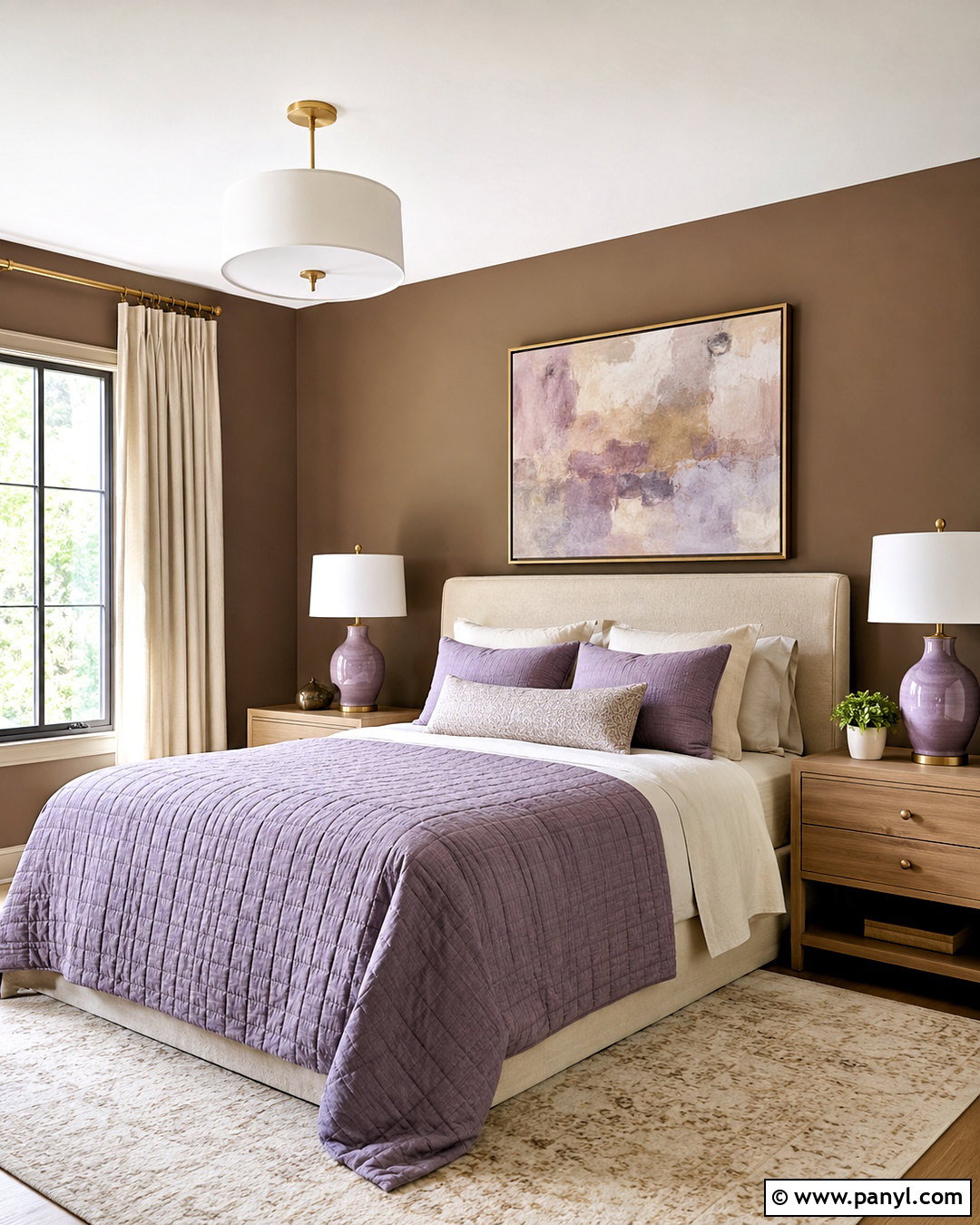 20 What Color Goes With Brown Walls: Cozy Color Pairings