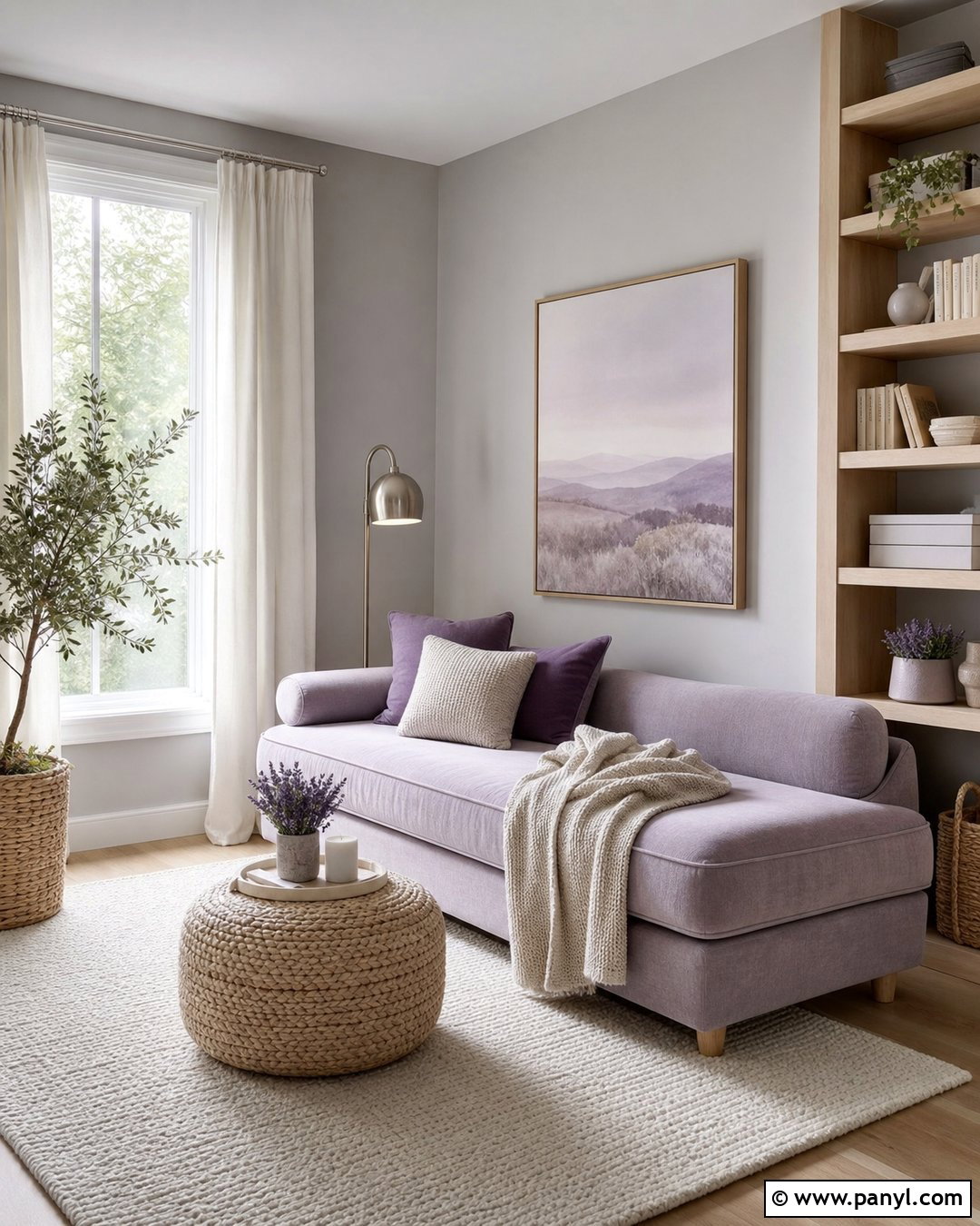Lavender With Gray Walls - 25 Colors That Go With Gray Walls