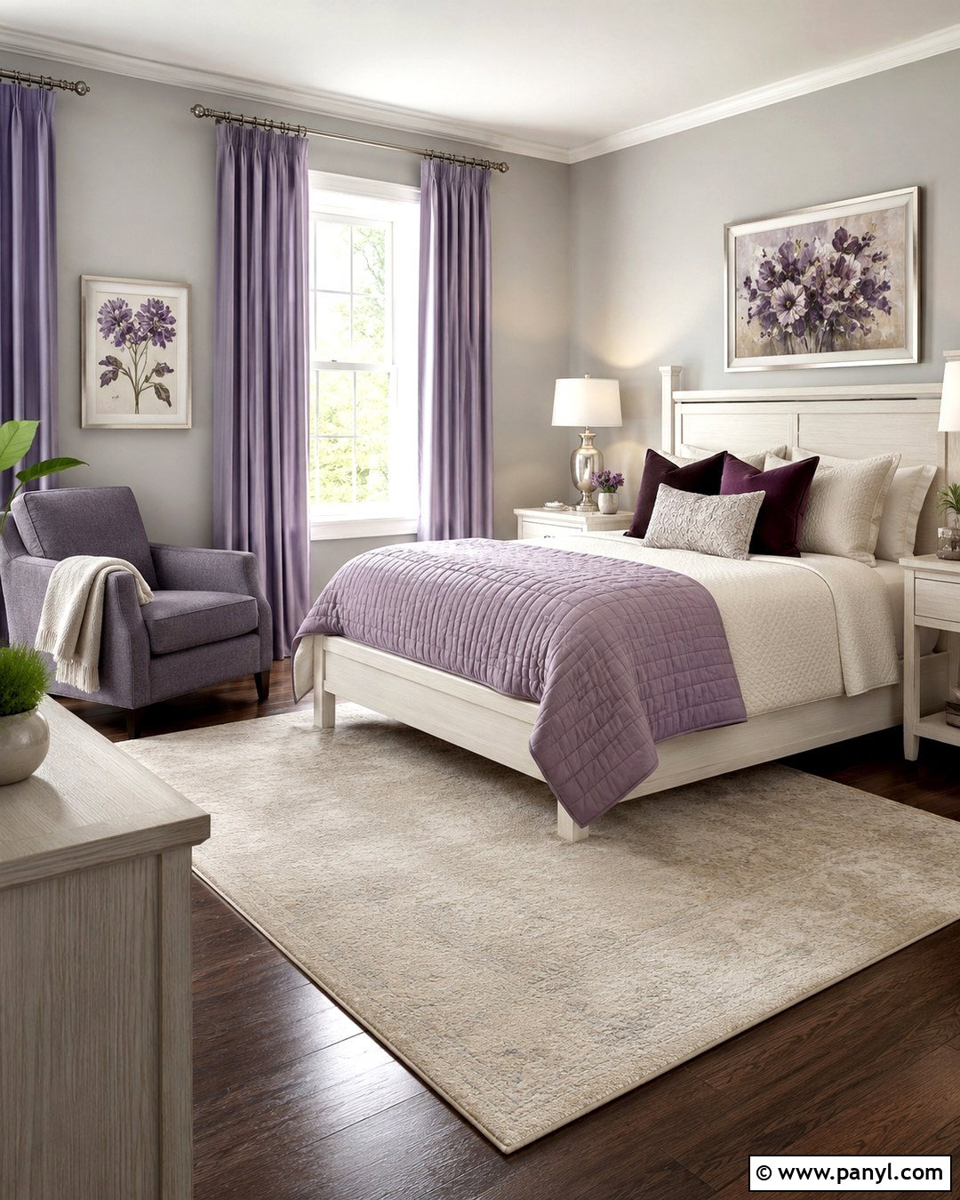 Lavender With Light Gray Walls - 20 Colors That Go With Light Gray Walls