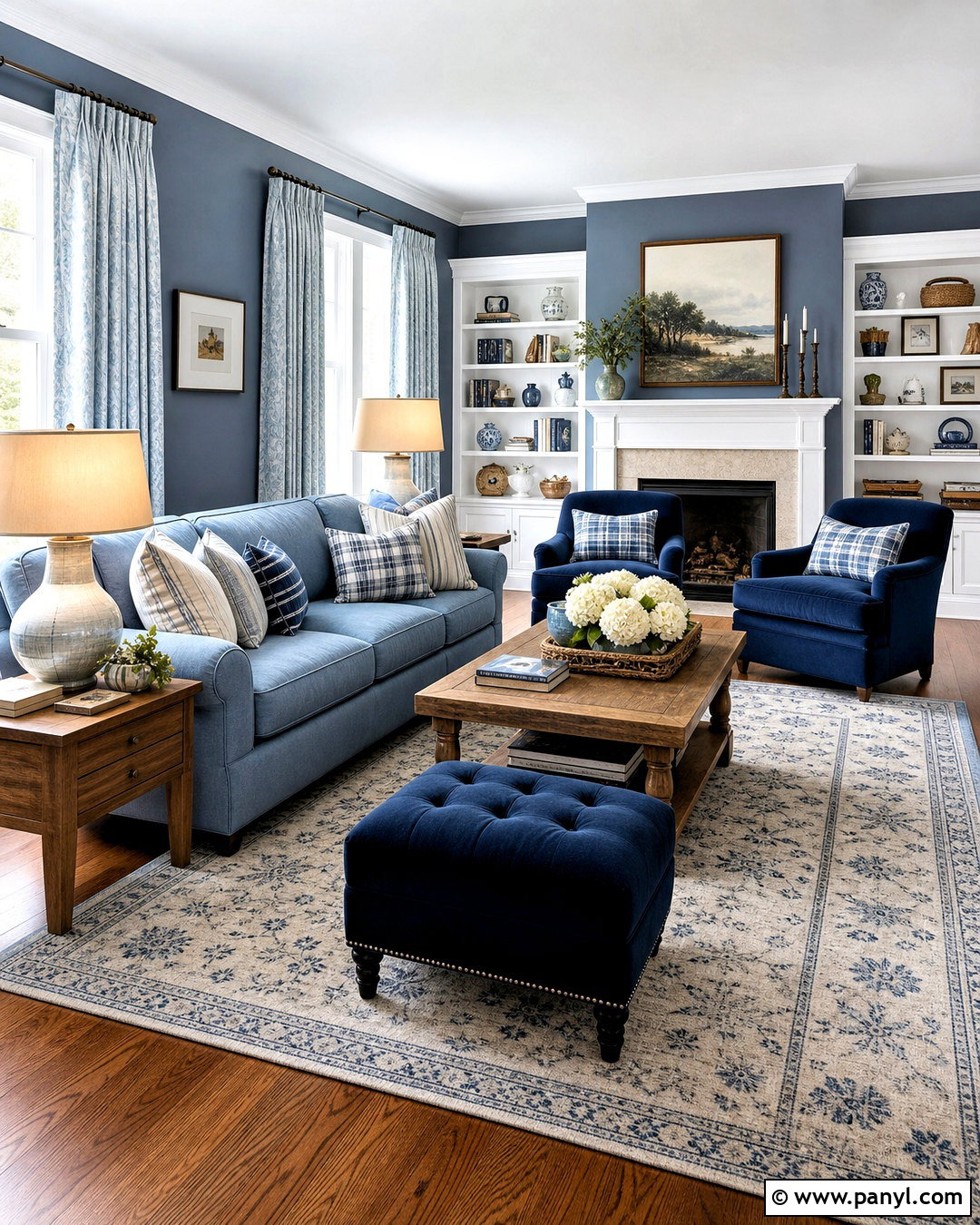 Layered Blue Color Palette - 20 blue color palette ideas
