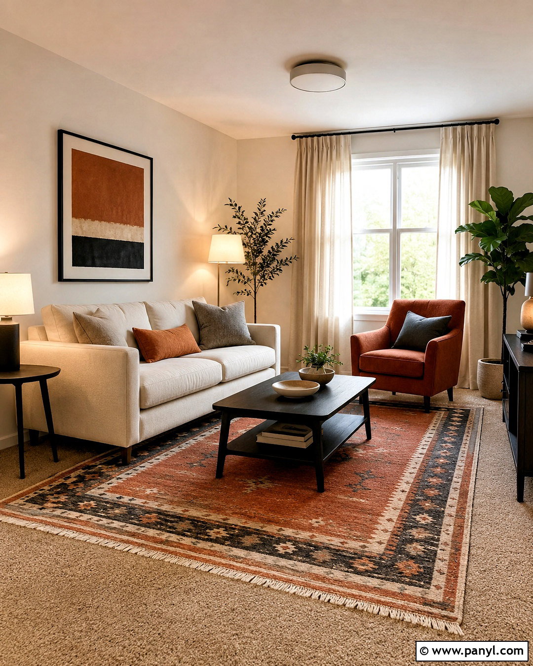 Layered Carpet Living Room - 20 carpet ideas living room modern ideas