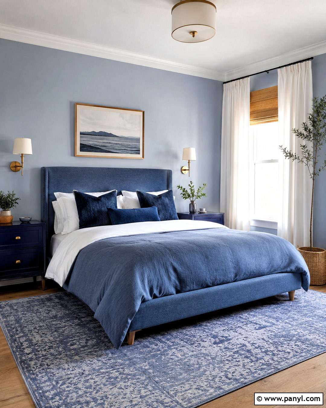 Layered Denim Blue Palette - 20 denim color palette ideas