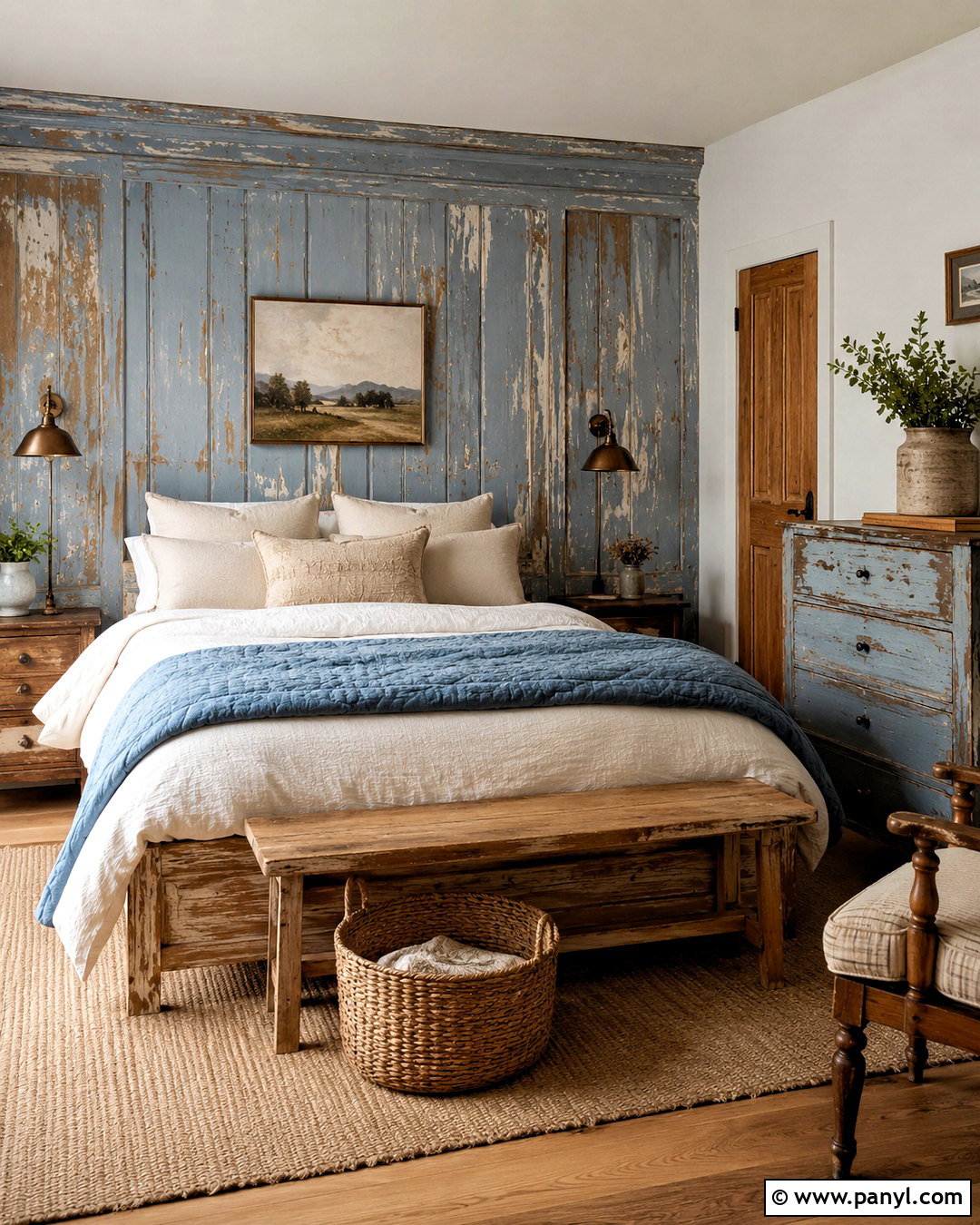 Layered Paint Patina Bedroom - 20 patina texture ideas