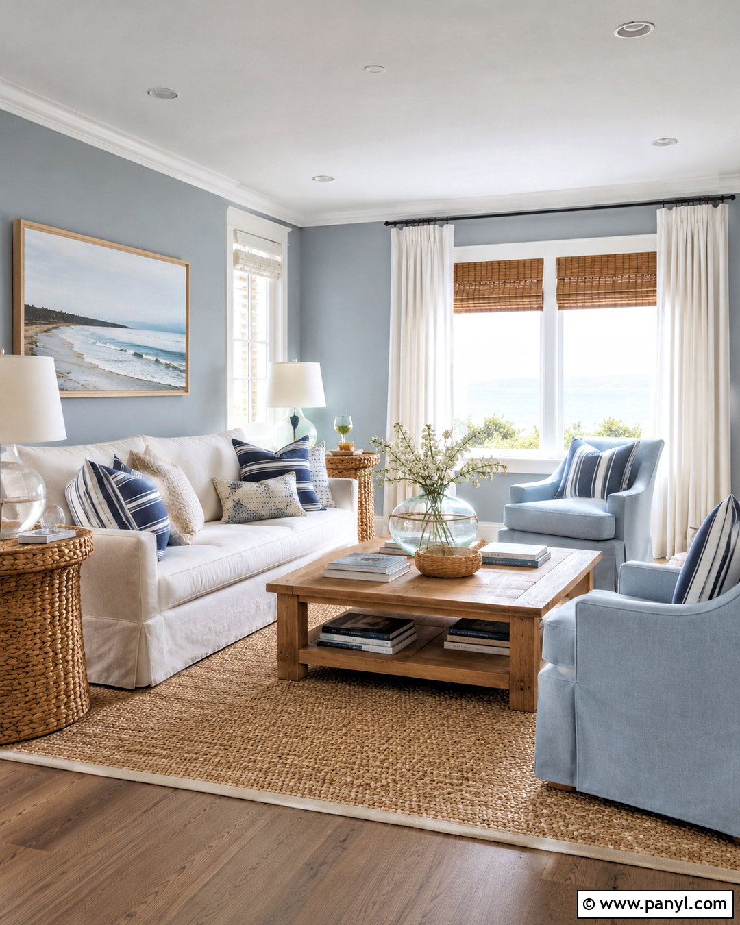 Lazy Gray Coastal Room - 20 lazy gray sherwin williams ideas