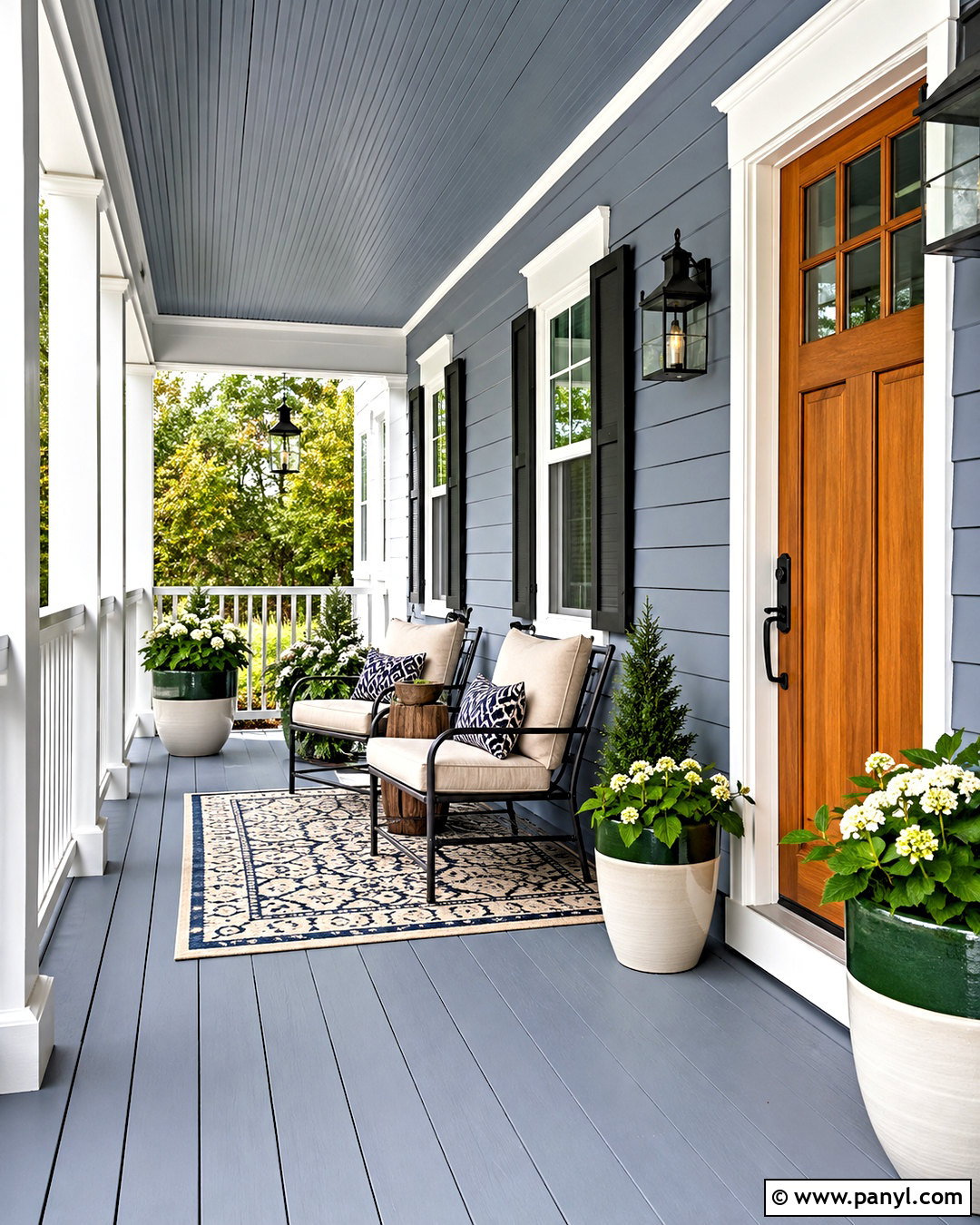 Lazy Gray Front Porch - 20 lazy gray sherwin williams ideas