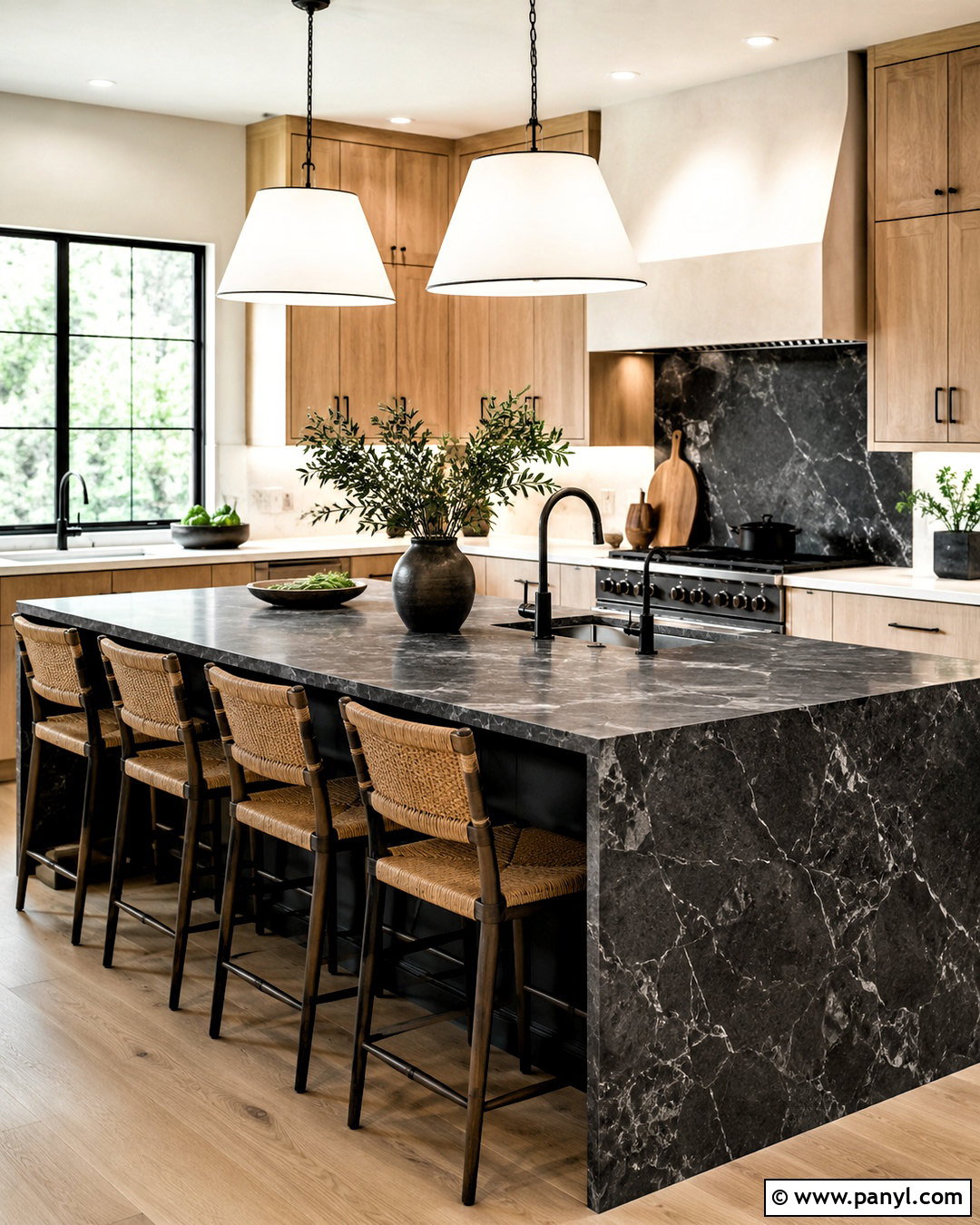 Leathered Marble Island - 20 marble texture ideas